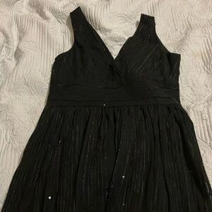 Black formal prom dress